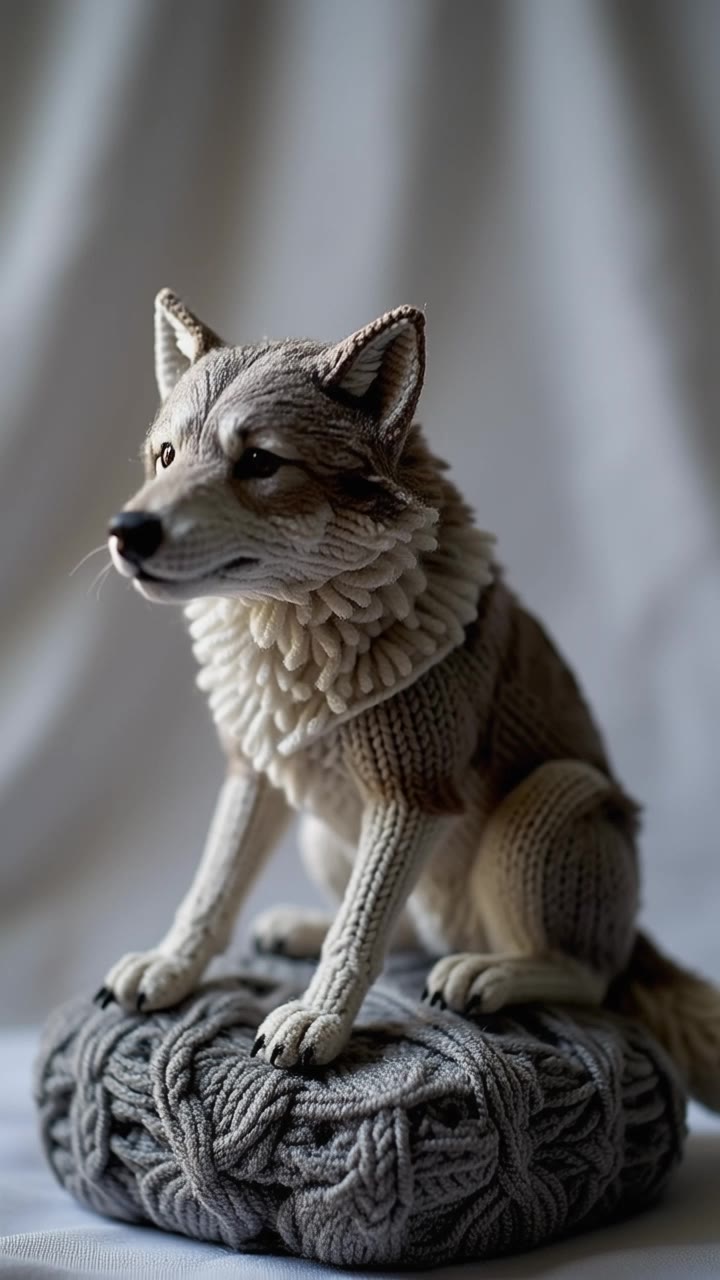Kling AI work 295717476306474 - wolf style AI video
