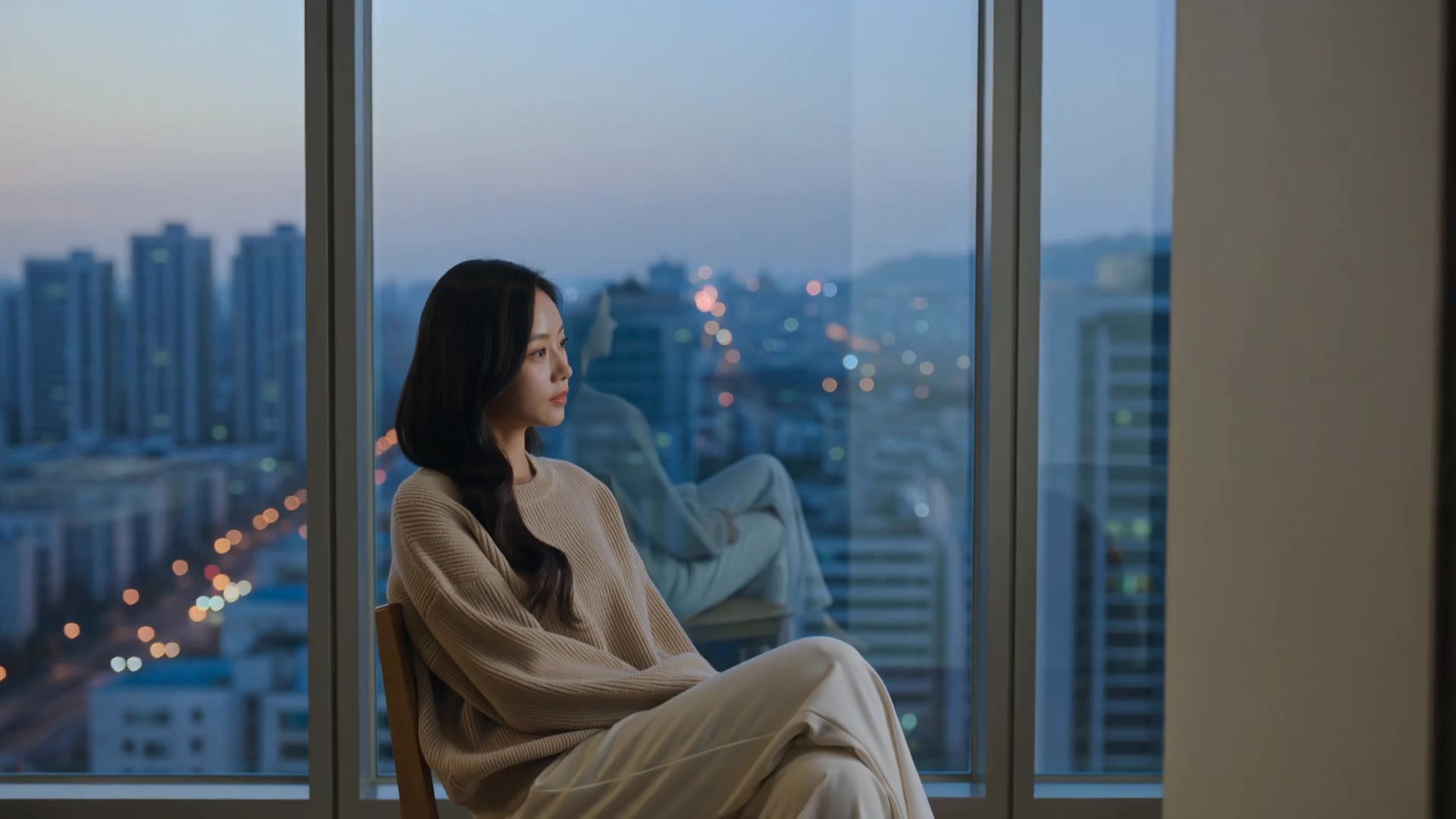 thinking - sidelight window film AI video