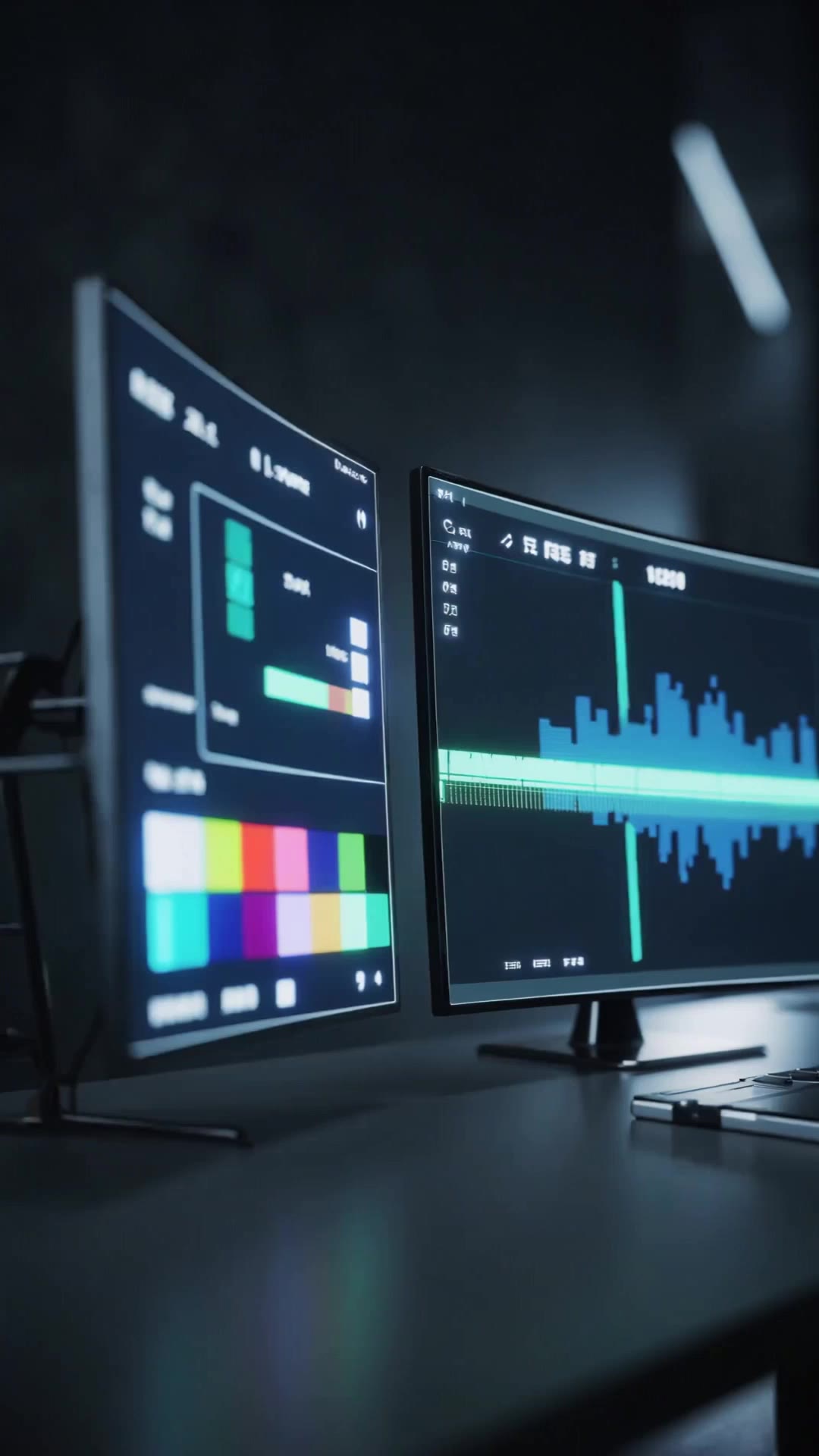 Fast motion montage - salon montage AI video