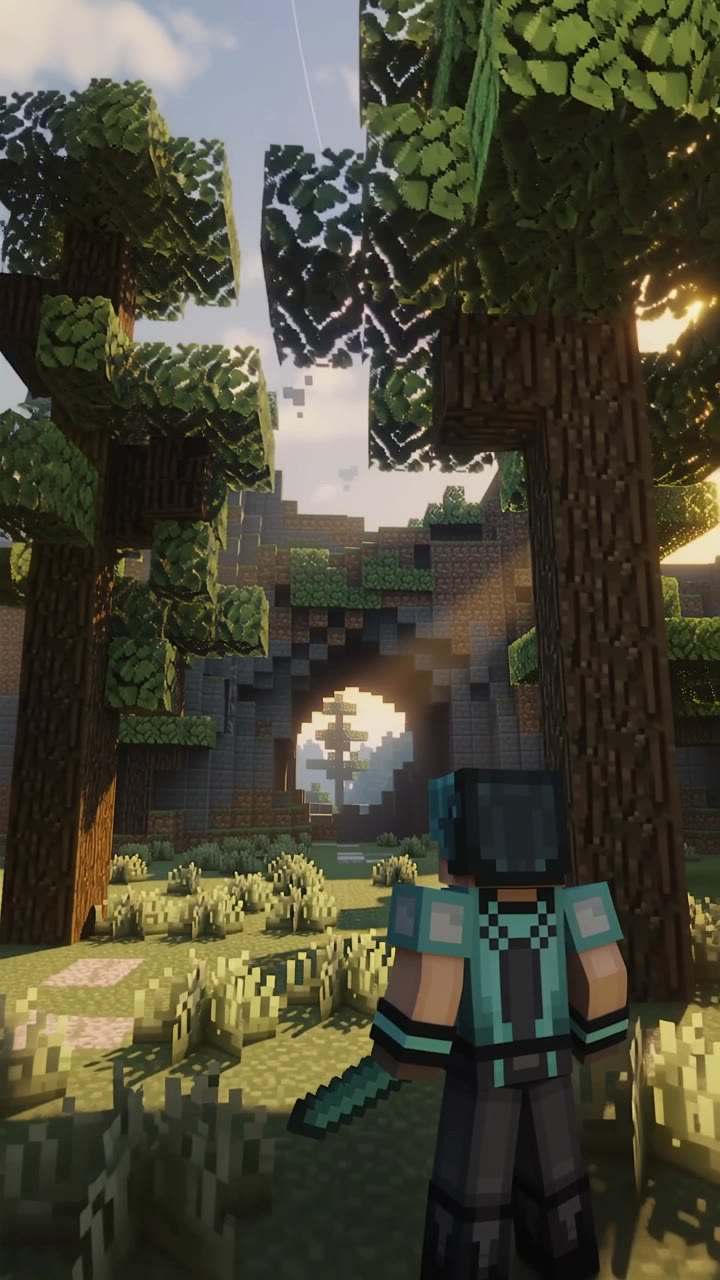 Kling AI work 296156957522473 - flies minecraft AI video