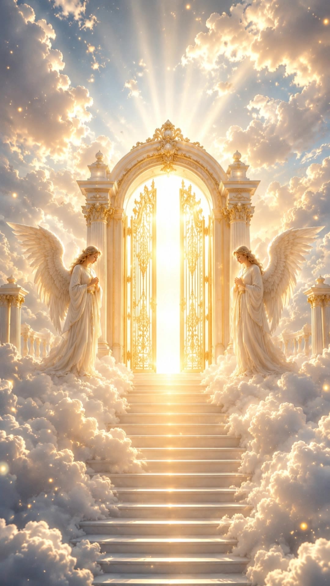 Kling AI work 314353335664455 - heaven youtube thumbnail AI video