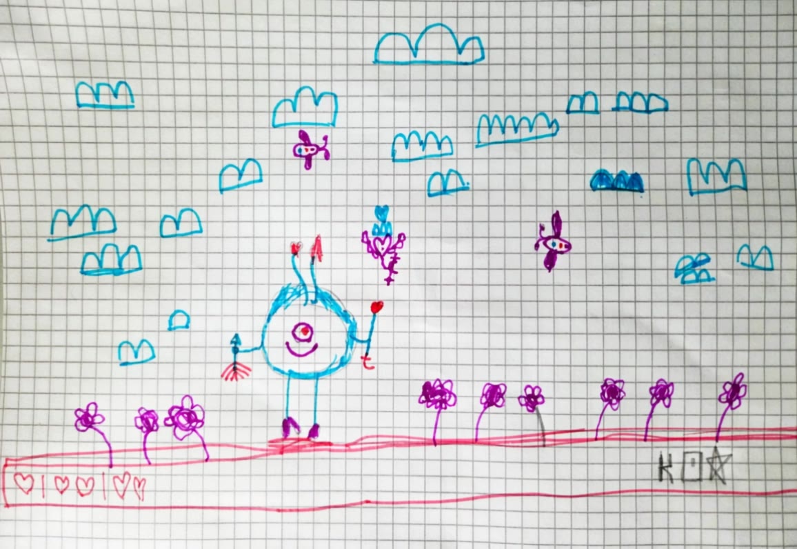 Сute children's character - cute easy anime drawing AI video