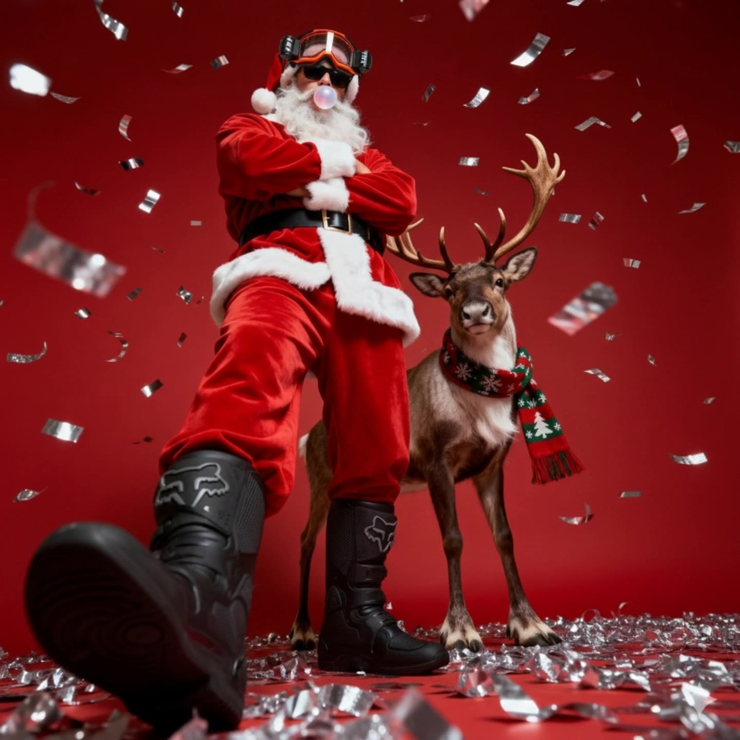Kling AI work 298702716614025 - custom santa video AI video