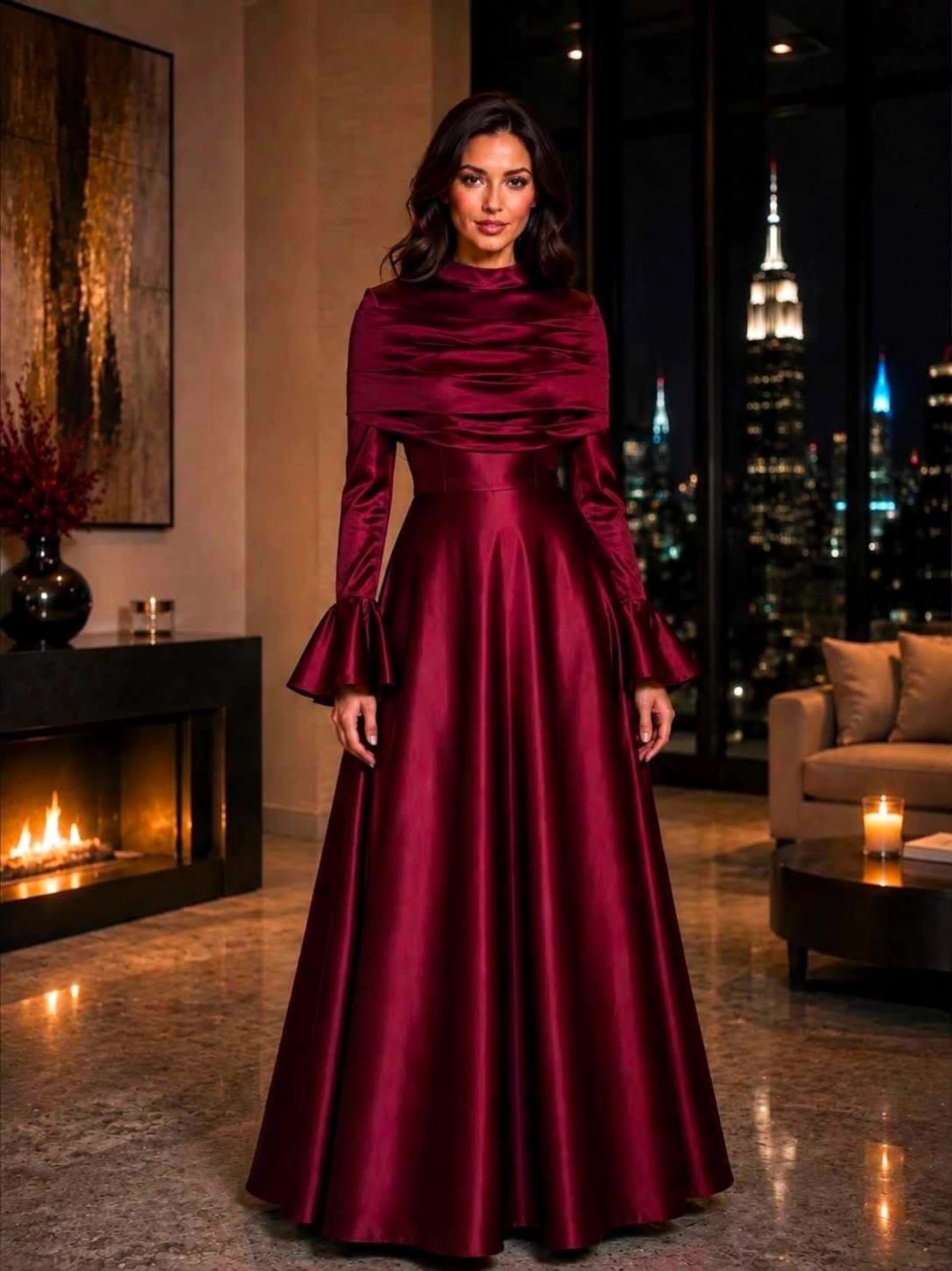 Kling AI work 316621777613675 - satin texture AI video