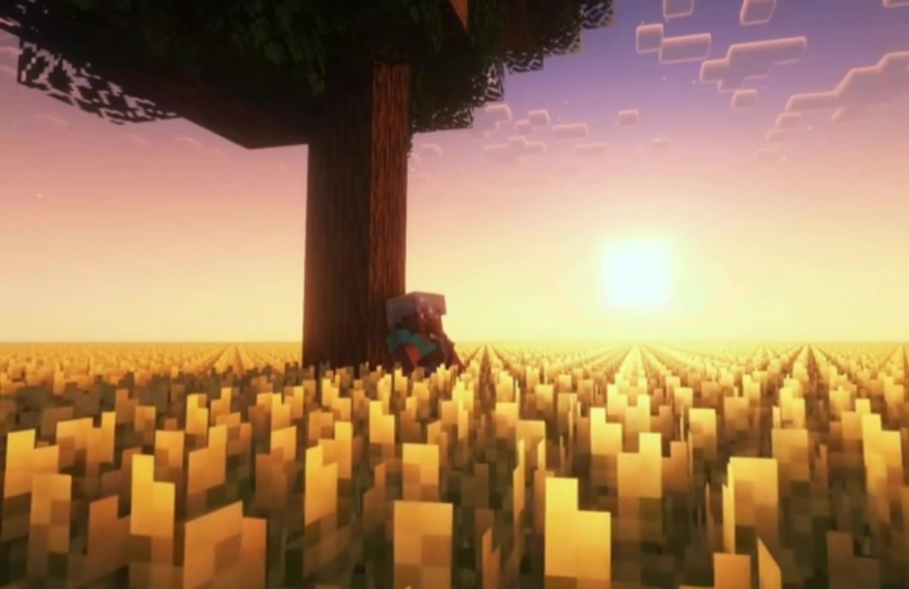 Kling AI work 314362036614324 - flies minecraft AI video