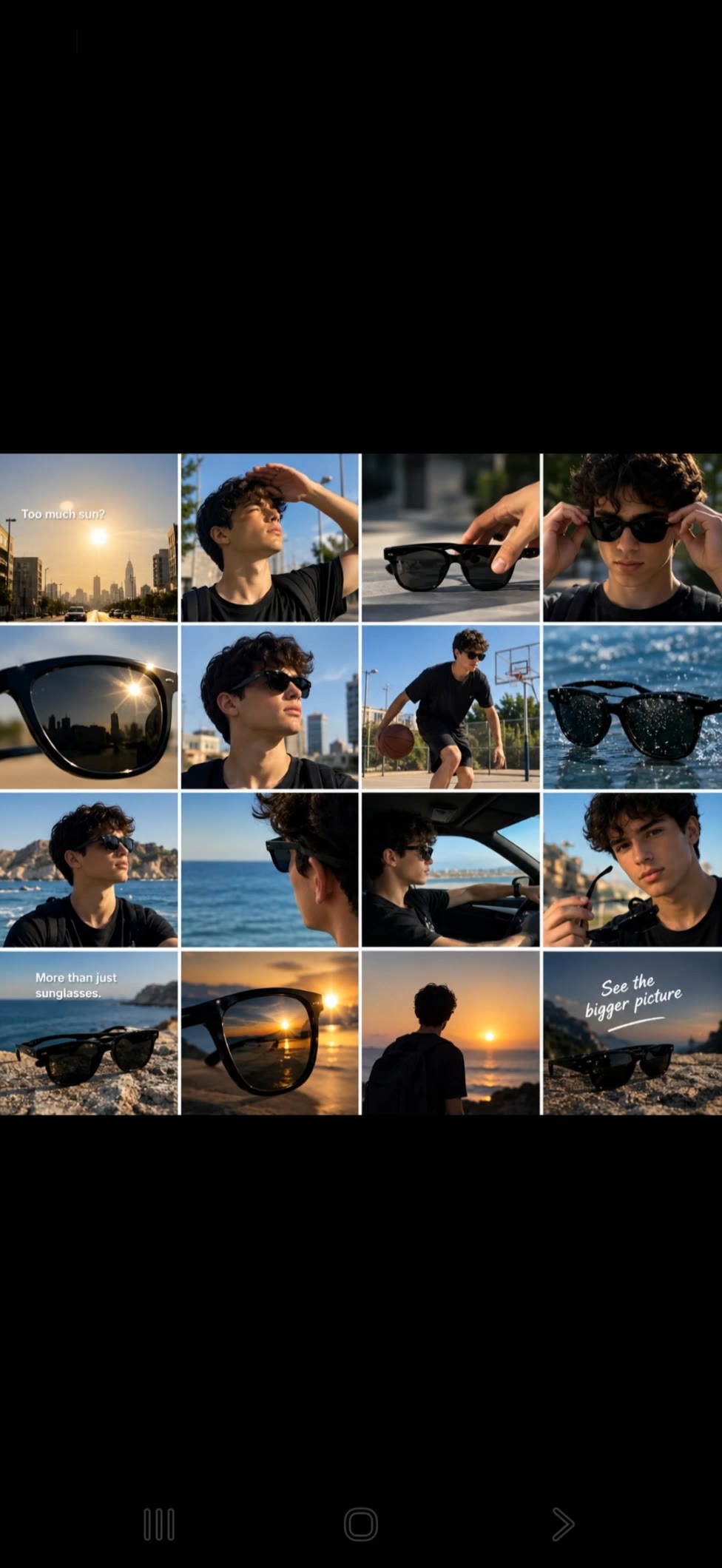 Kling AI work 320668073501028 - sunglasses template AI video