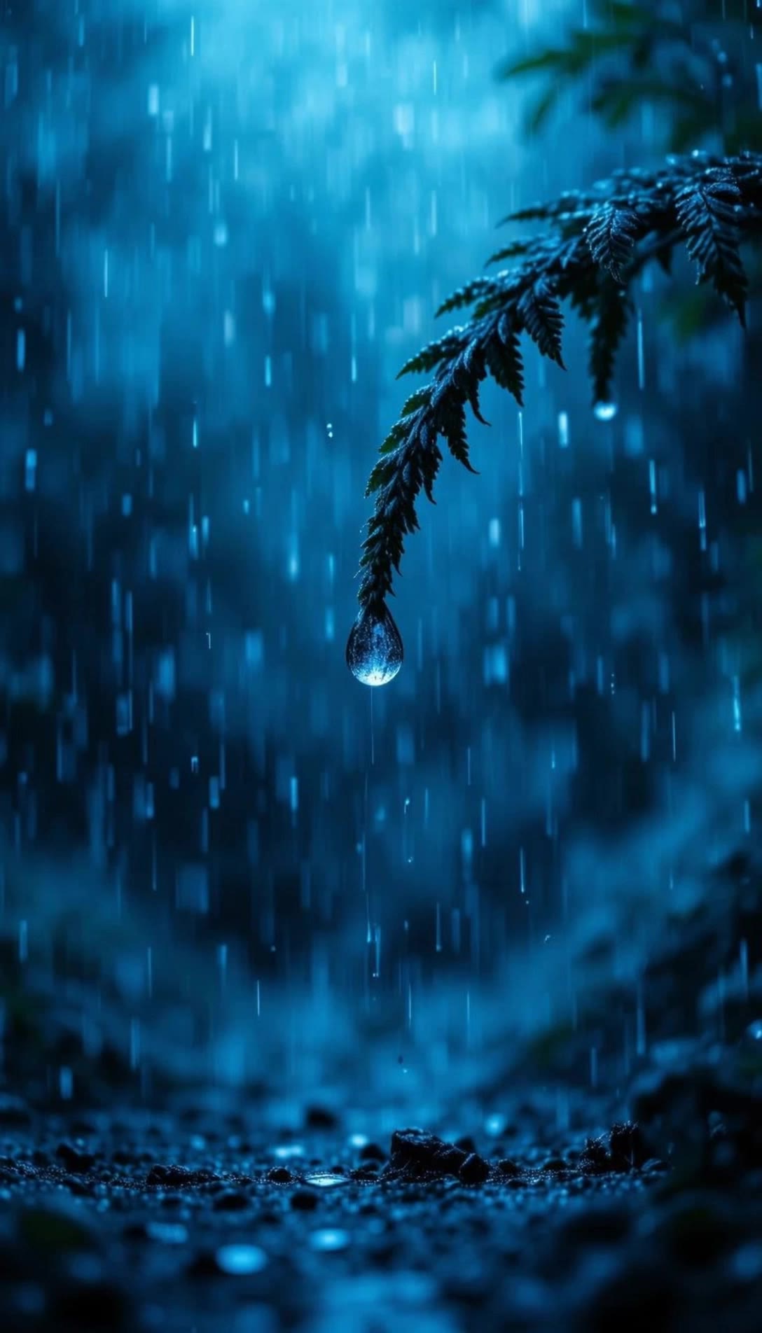 Kling AI work 317249758660400 - drawing of a raindrop AI video