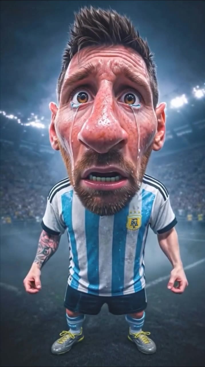Kling AI work 316990445302604 - caricature maker AI video