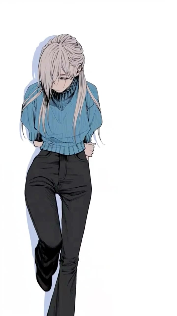 Kling AI work 308368750615421 - anime woman with black hair AI video