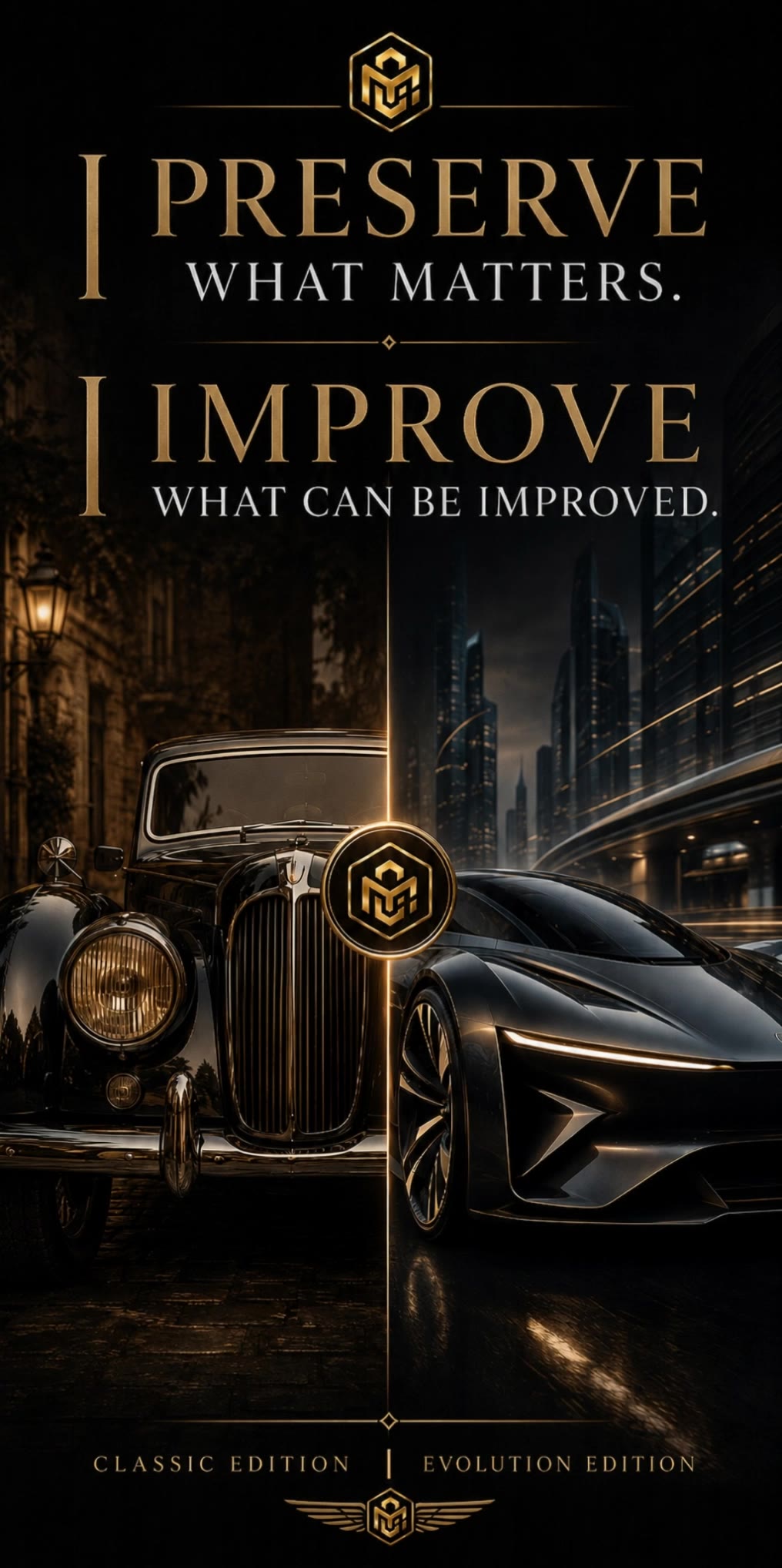 Classic Car & Concept Car - step 2 pushing car AI video