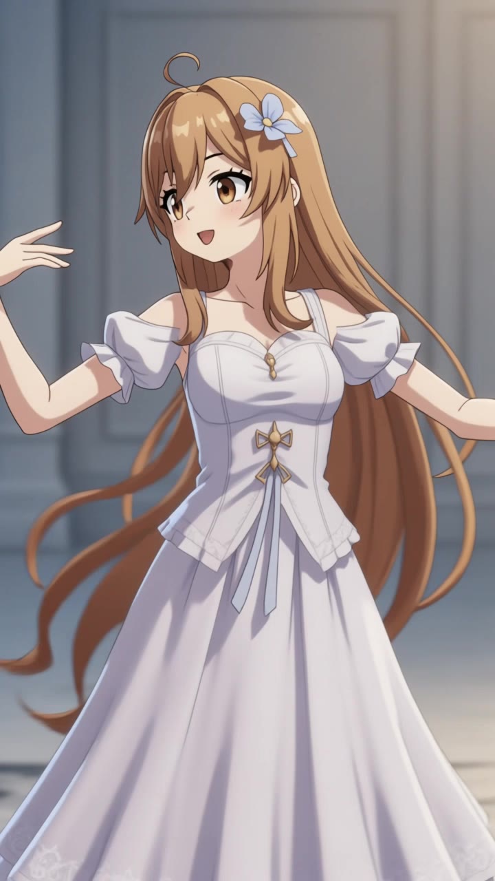 Kling AI work 317374683502943 - anime girl generator AI video