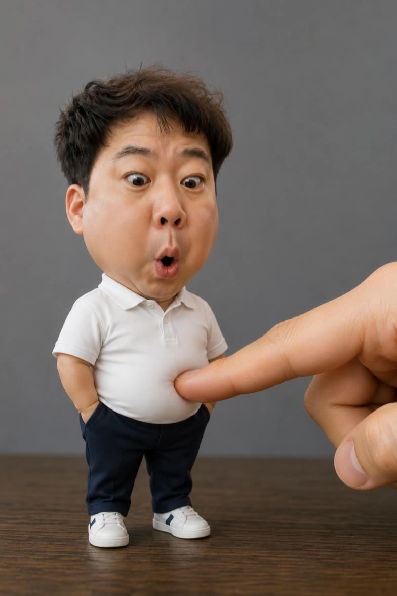 Miniature Man - funny ai generated images AI video