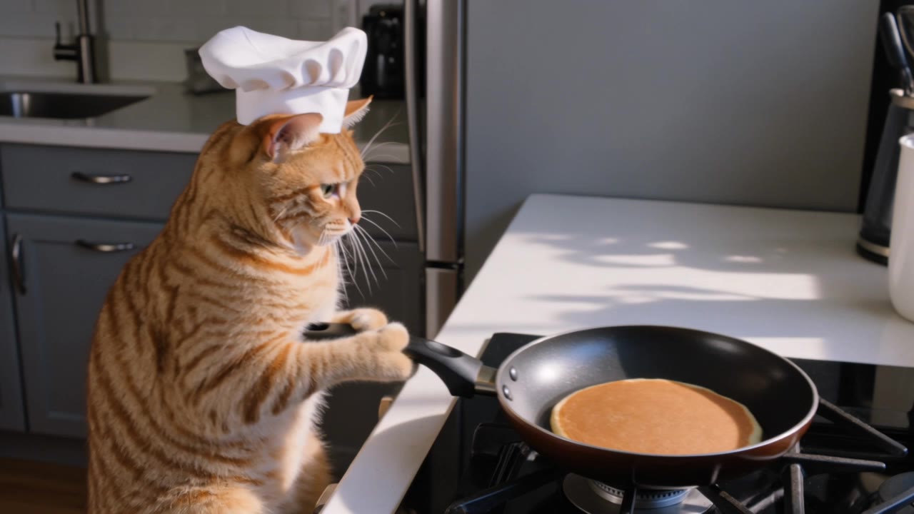 Kling AI work 317771689666973 - cute cat ai AI video