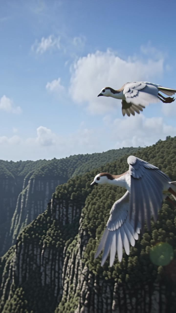 Kling AI work 319144540661626 - cyberpunk birds with broken wings AI video