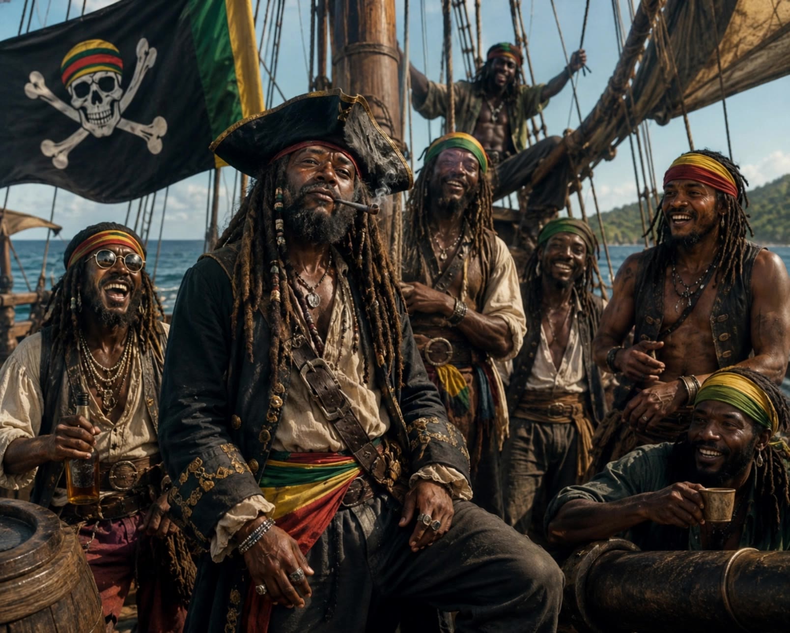 Pirates - crew cut low fade AI video