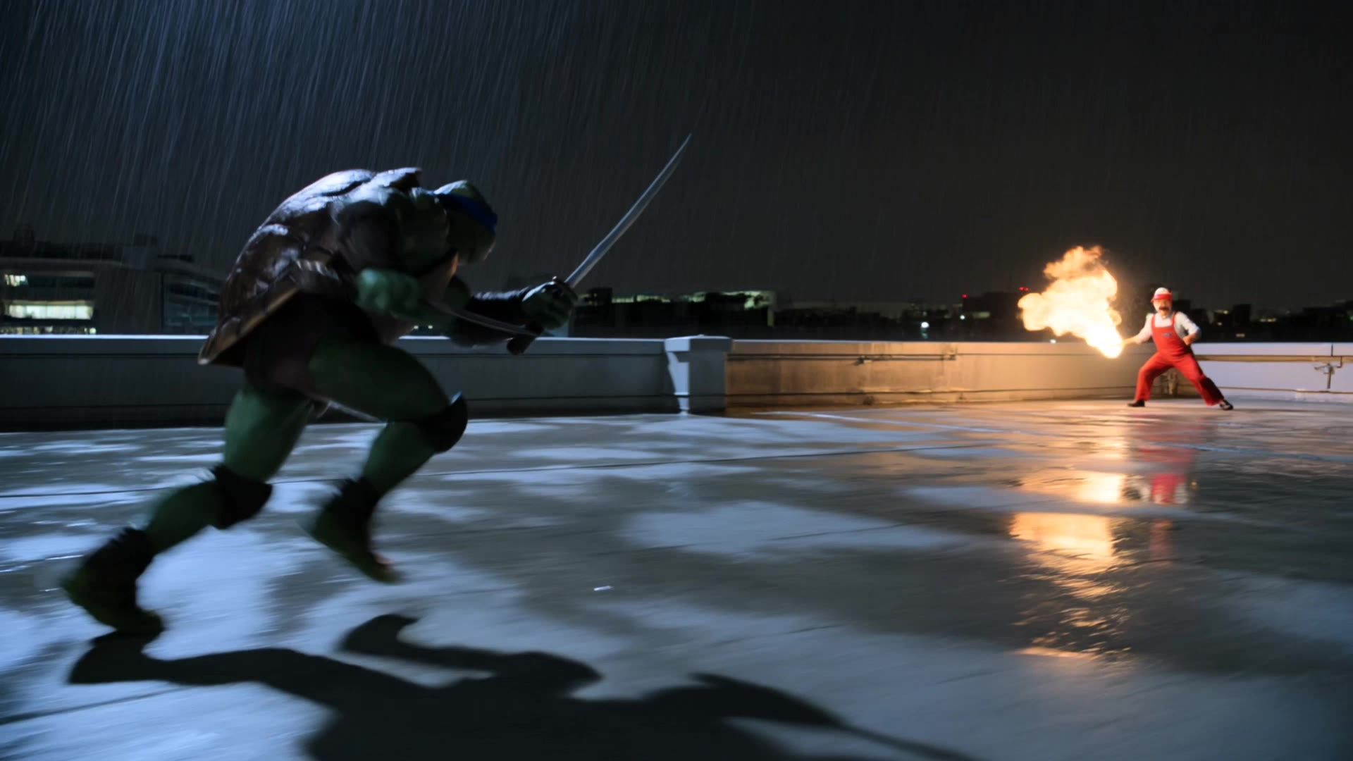 Kling AI work 314321906615198 - ninja turtles 1990 trailer AI video