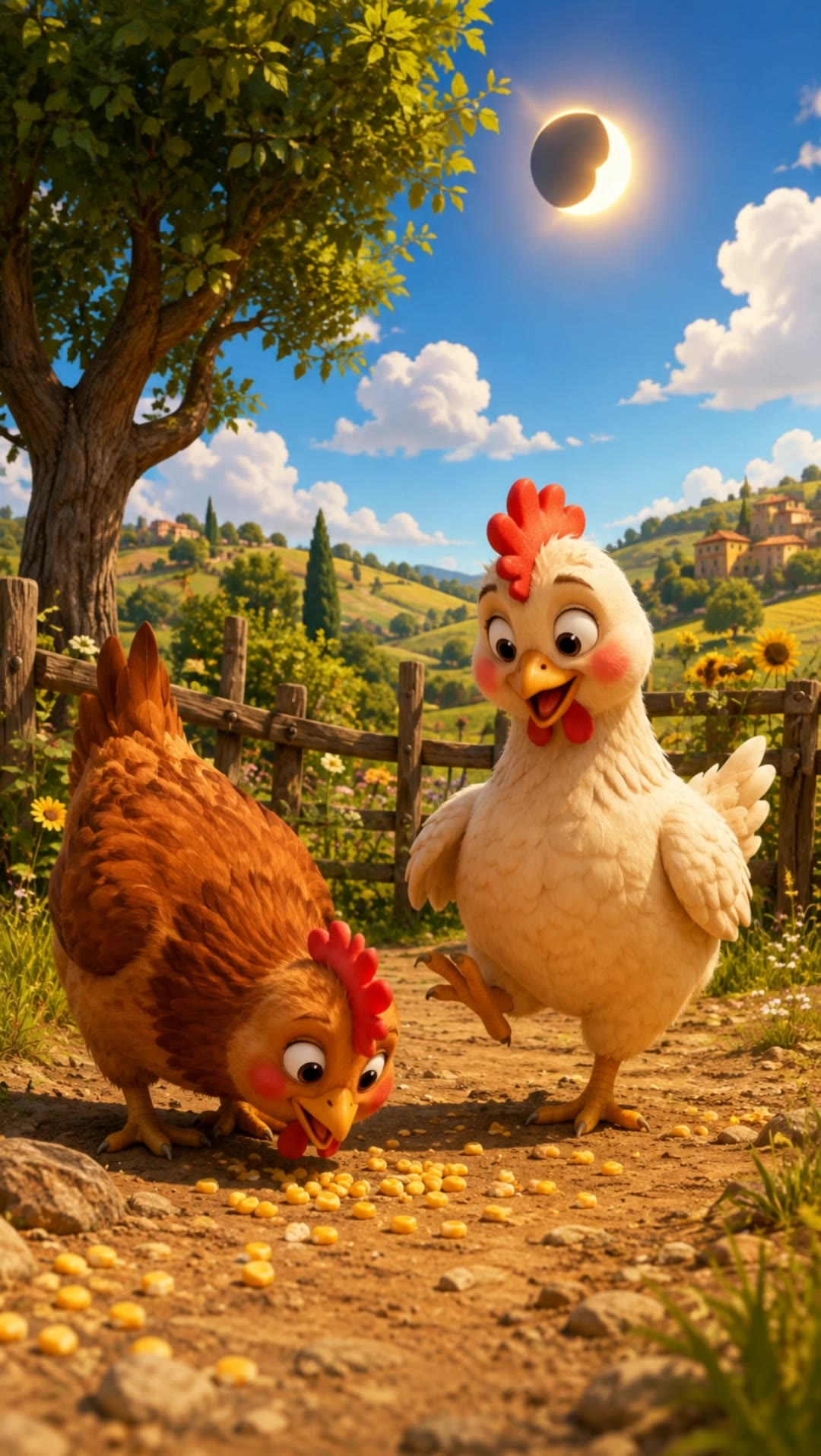 Kling AI work 317847248618715 - evolution of hen AI video
