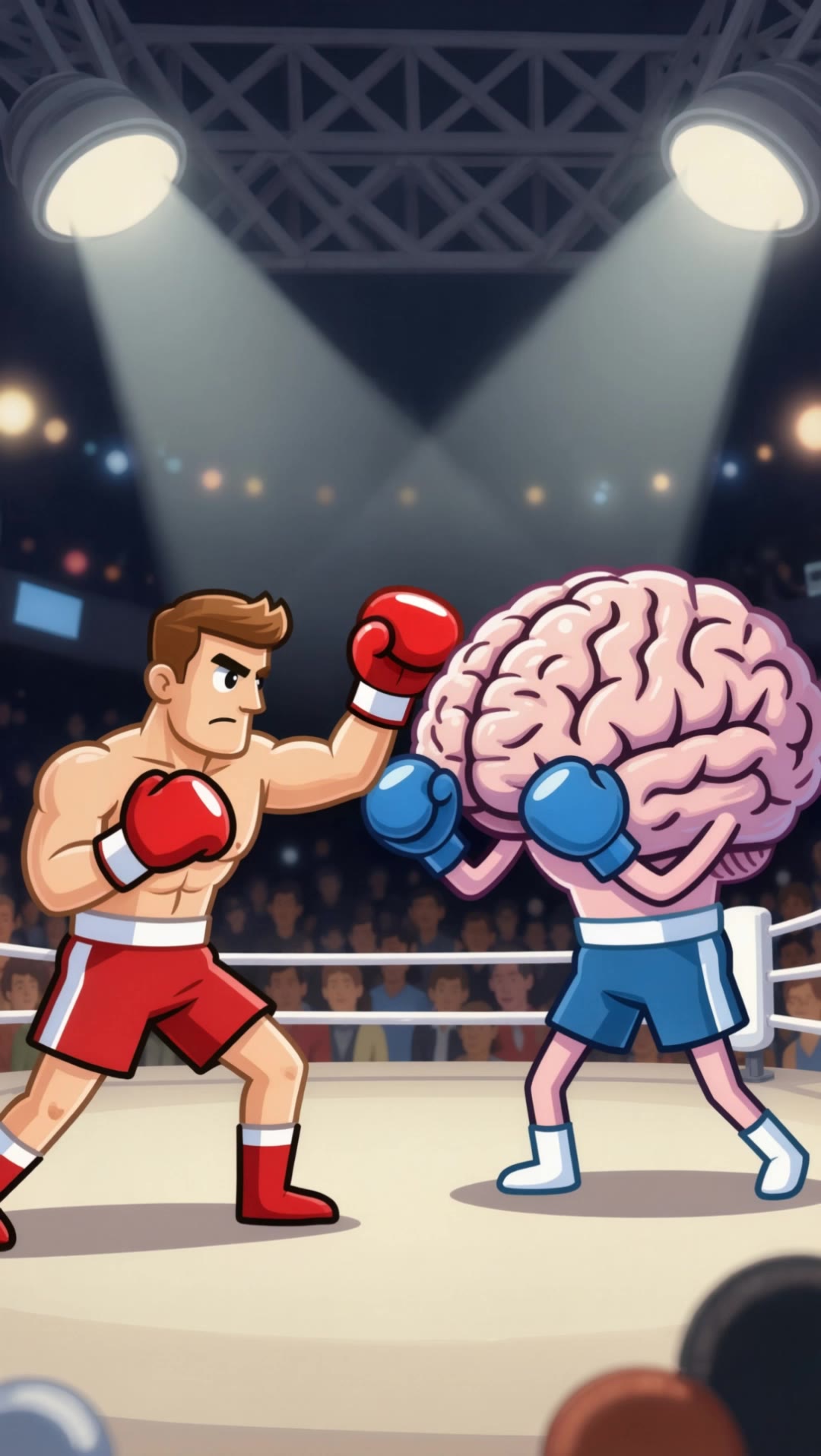 Man vs brain - galaxy brain meme generator AI video