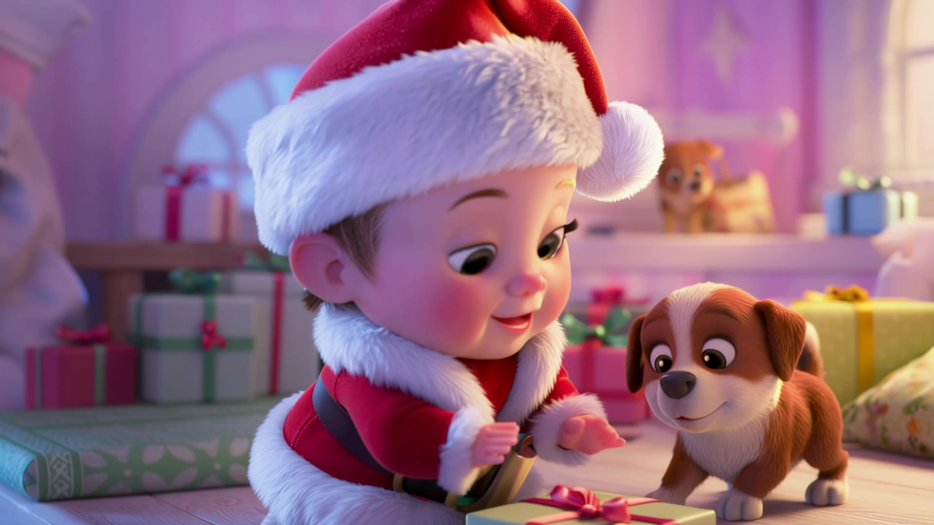 Kling AI work 297859861501587 - create your own christmas card AI video