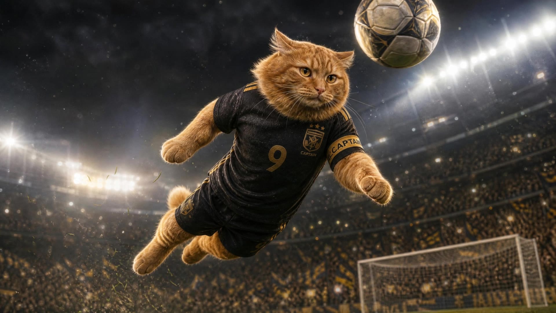 Football superstar - football style AI video