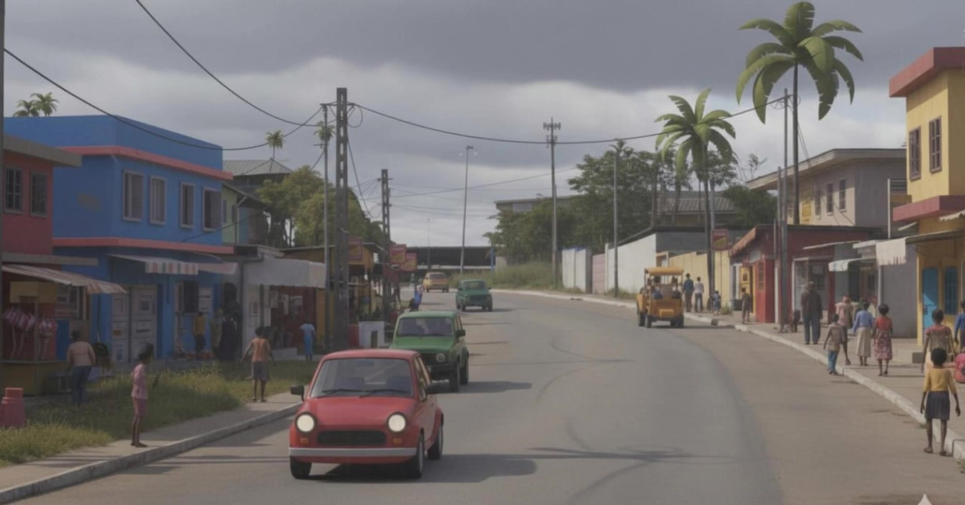 African landscape - landscape image AI video