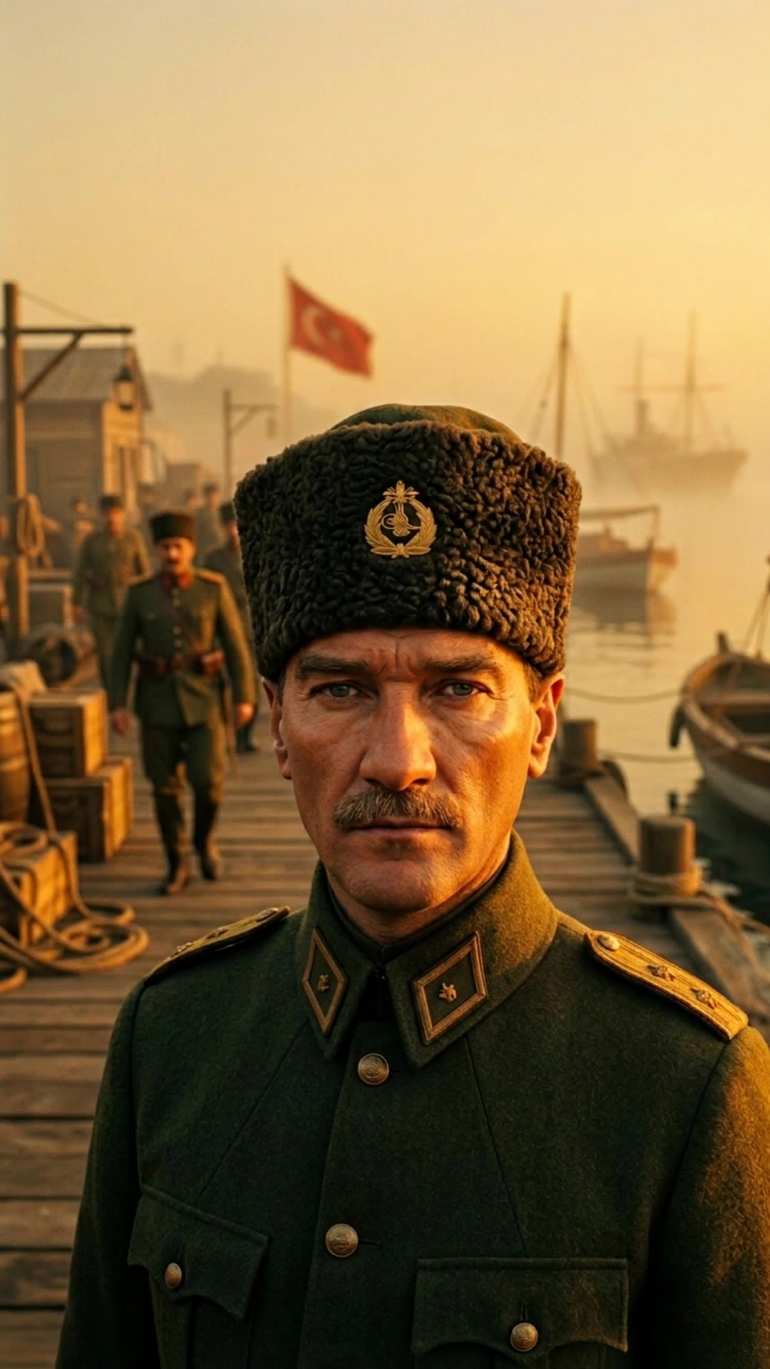 Atatürk - atatürk banner design AI video