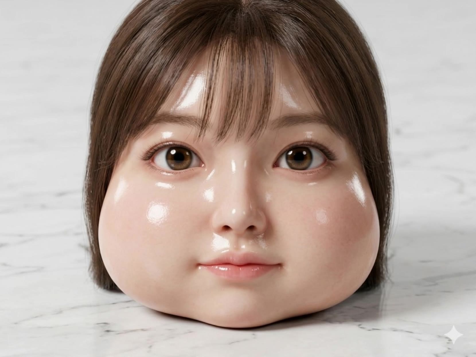 Kling AI work 308816797616313 - face modeling AI video