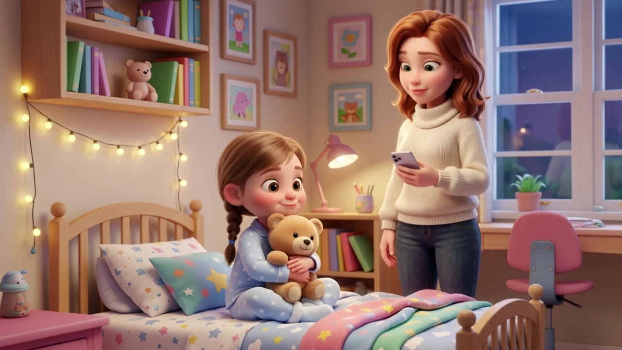 she won't sleep… again - sleep animation AI video