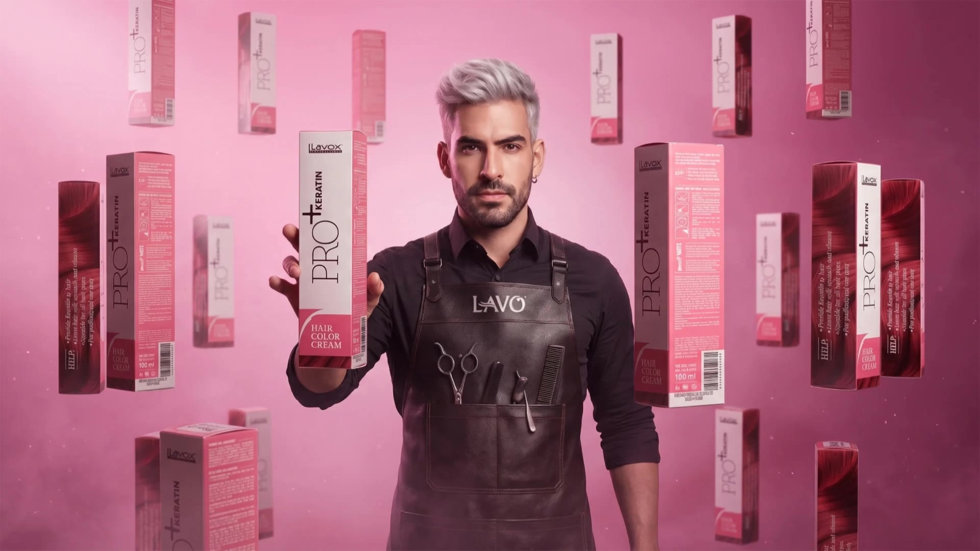 hair product - hair barrettes for thin hair AI video
