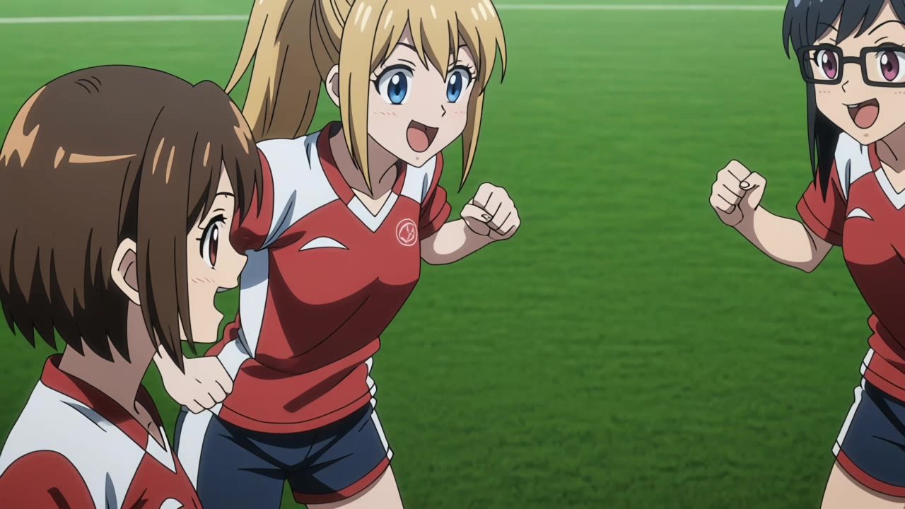 Girls Team huddle anime style - drawings of anime hands AI video