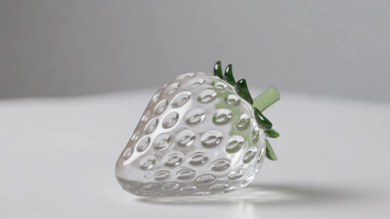 asmr glas stawberry  - how to make asmr videos AI video