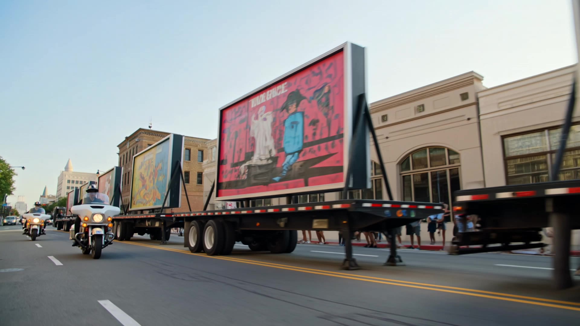 Mural Parade - art community AI video