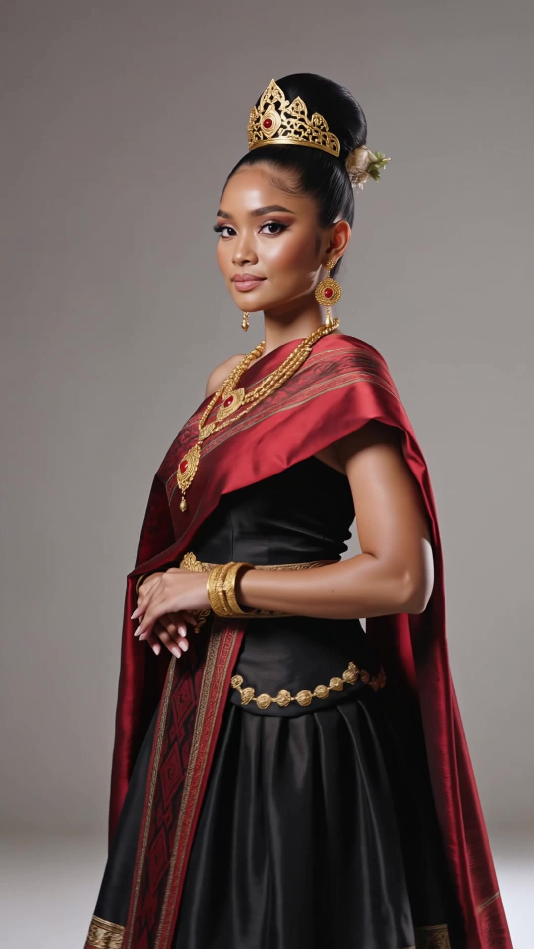 traditional clothing - change clothing AI video