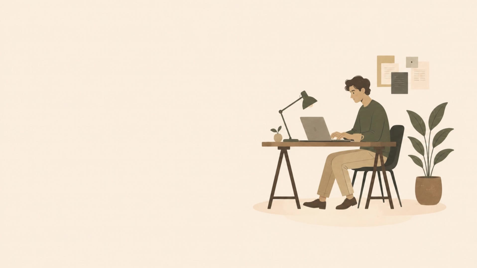 Work - shaky laptop screen AI video