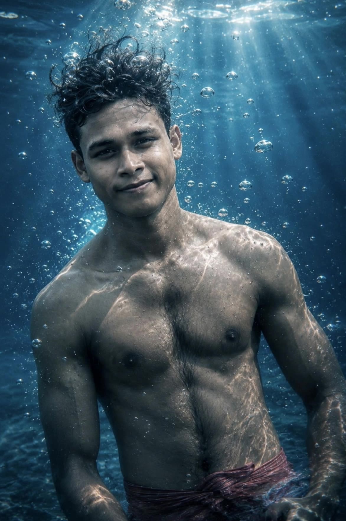 Kling AI work 315740264612235 - sloth swimming AI video