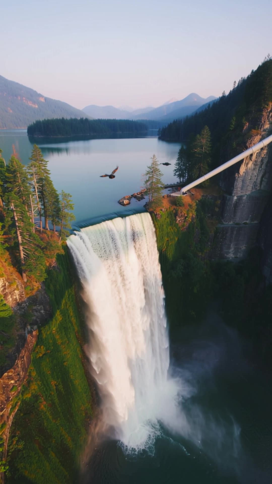 Kling AI work 299764668500406 - motion waterfall picture AI video