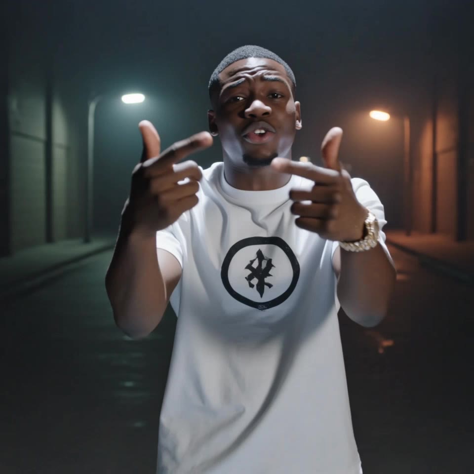 Kling AI work 306632282666473 - rap style AI video