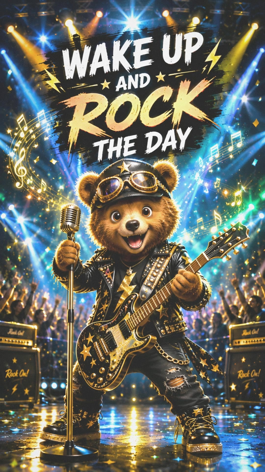Good morning :) - rock animation AI video