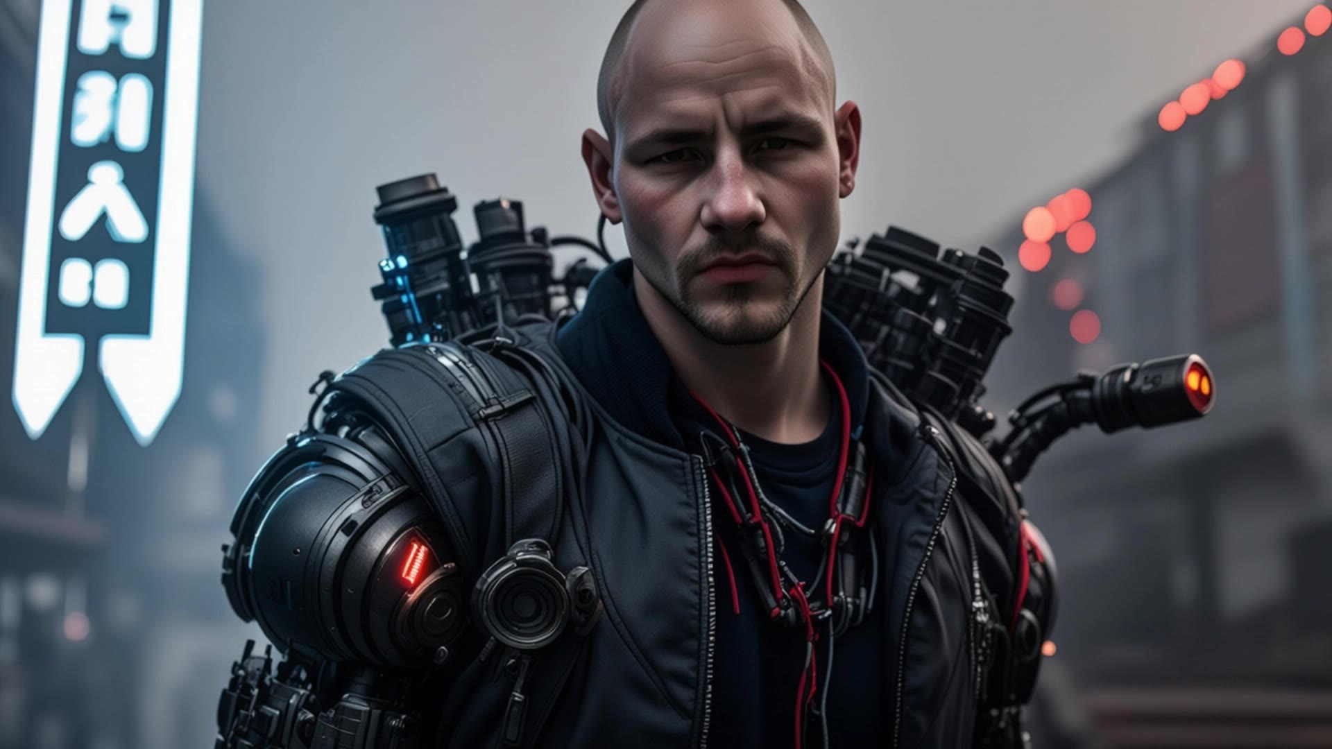 Kling AI work 294862453614012 - fingers cyberpunk AI video