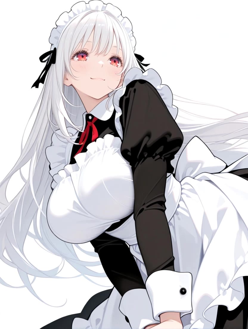 Cute Maid - cute easy anime drawing AI video