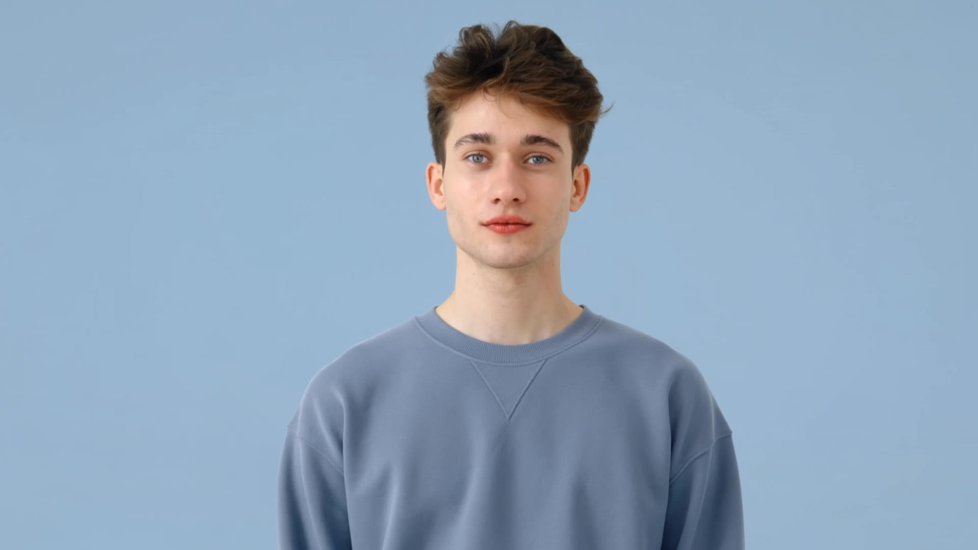 Kling AI work 321622761508439 - long top men's hairstyle AI video