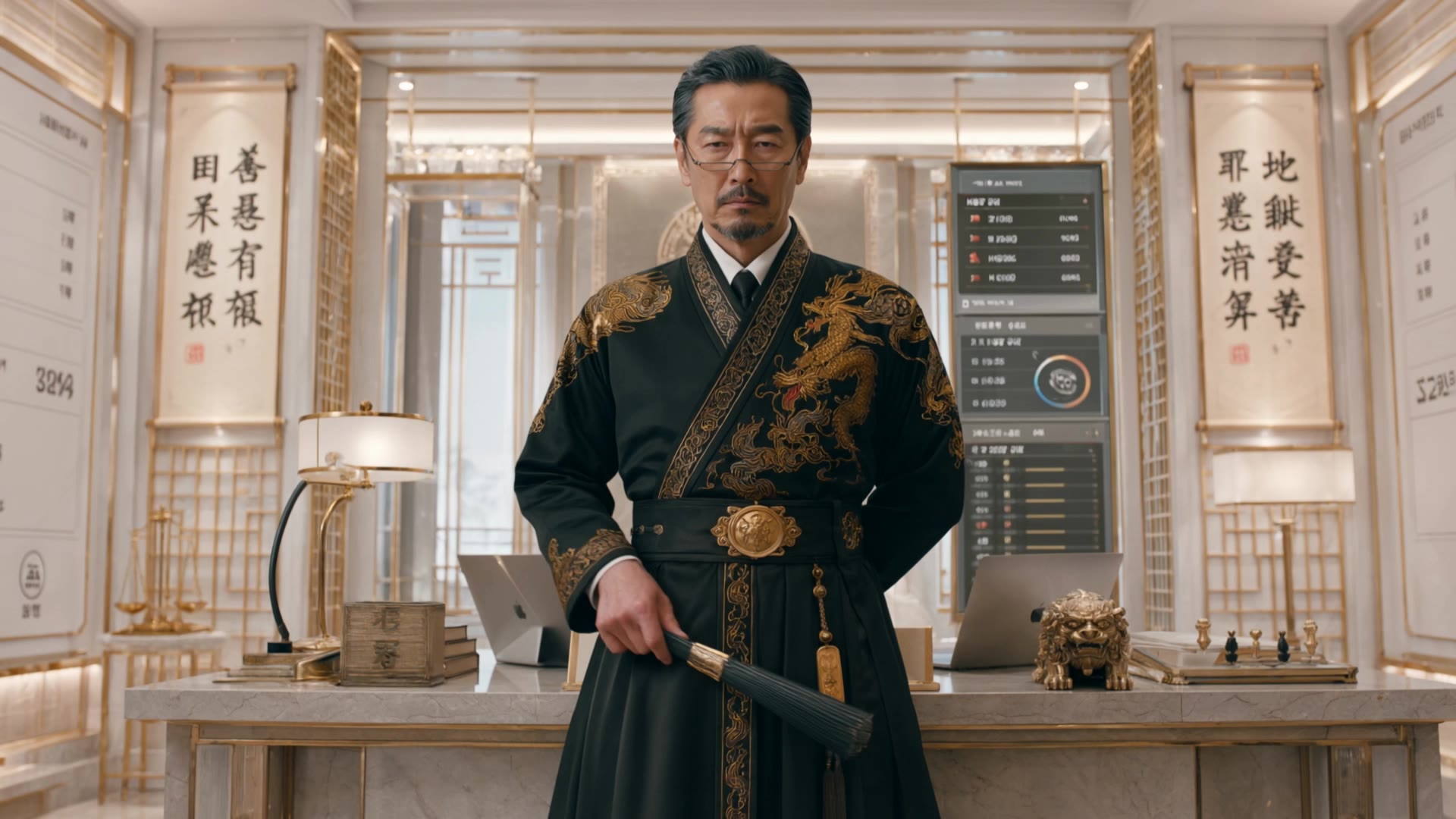 king yama k-version2 - business desktop wallpaper AI video