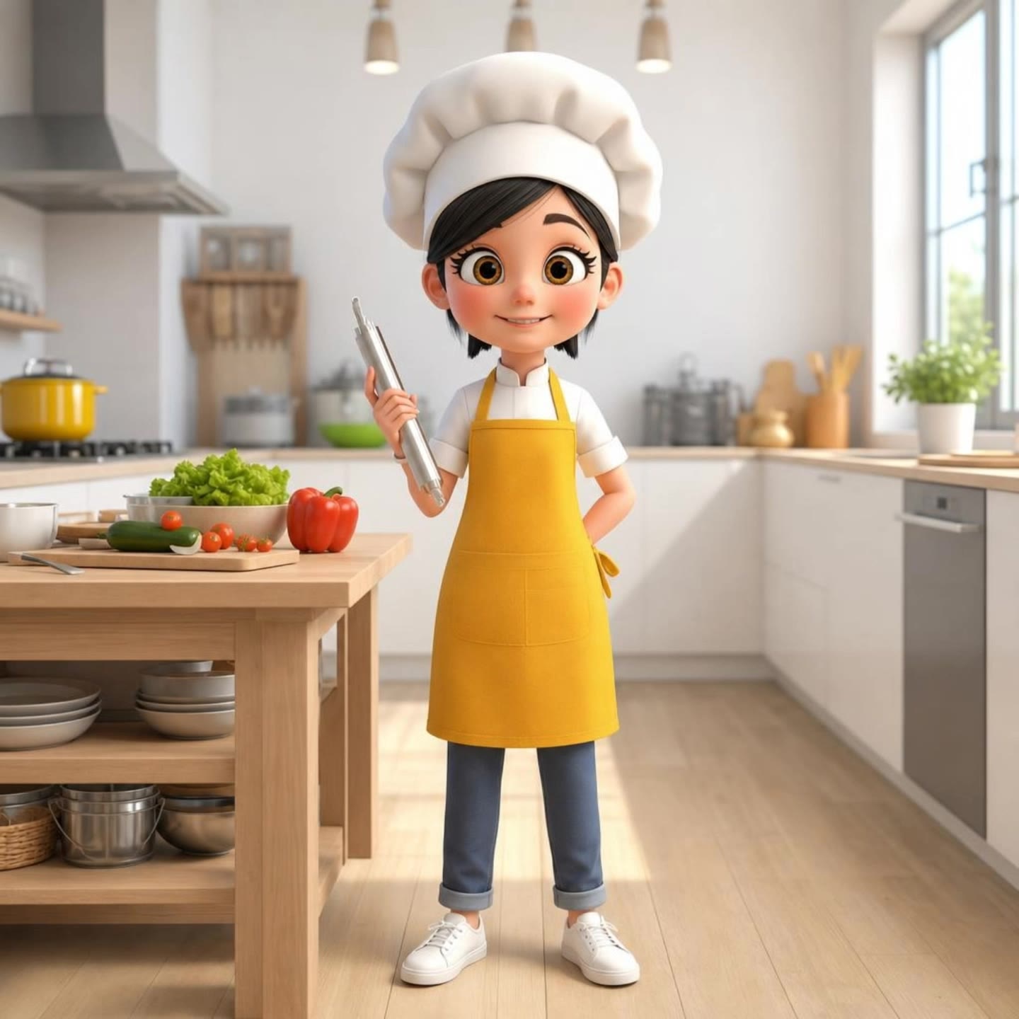 Kling AI work 316904092503951 - female cartoon AI video
