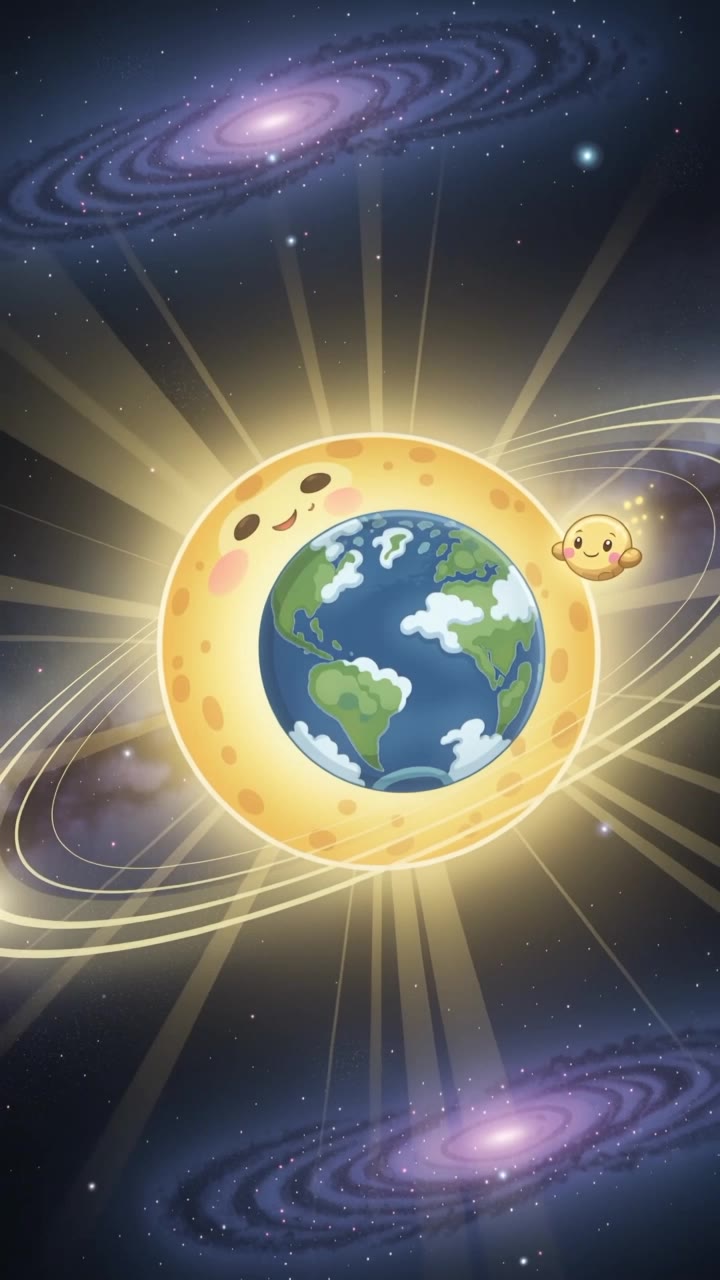 Kling AI work 316529655612705 - cartoon sun images AI video