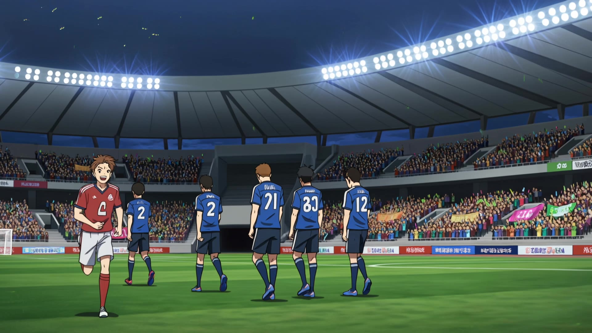 Kling AI work 316103861618307 - football fans celebration AI video