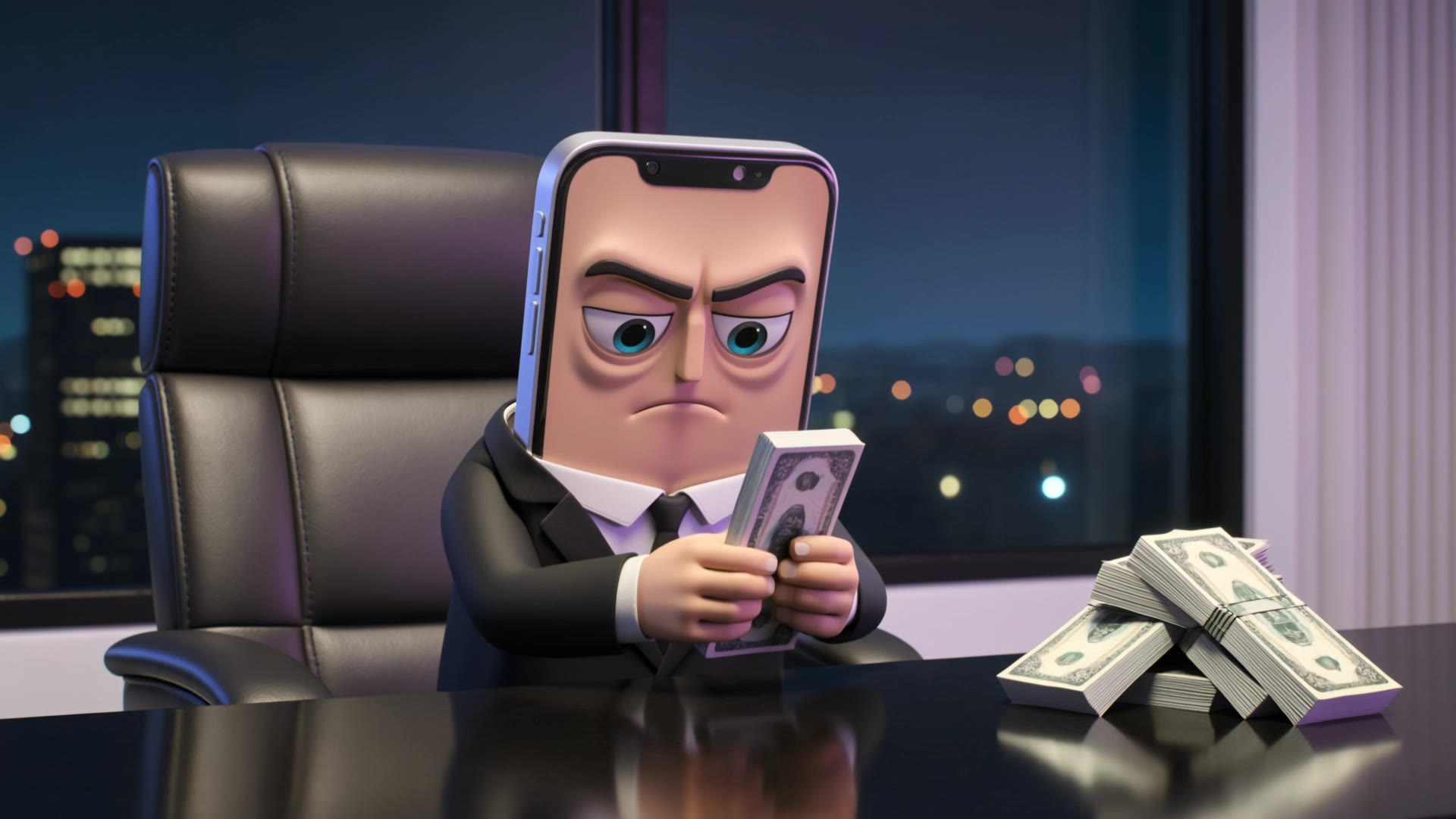 Kling AI work 314628135507582 - city the animation characters AI video