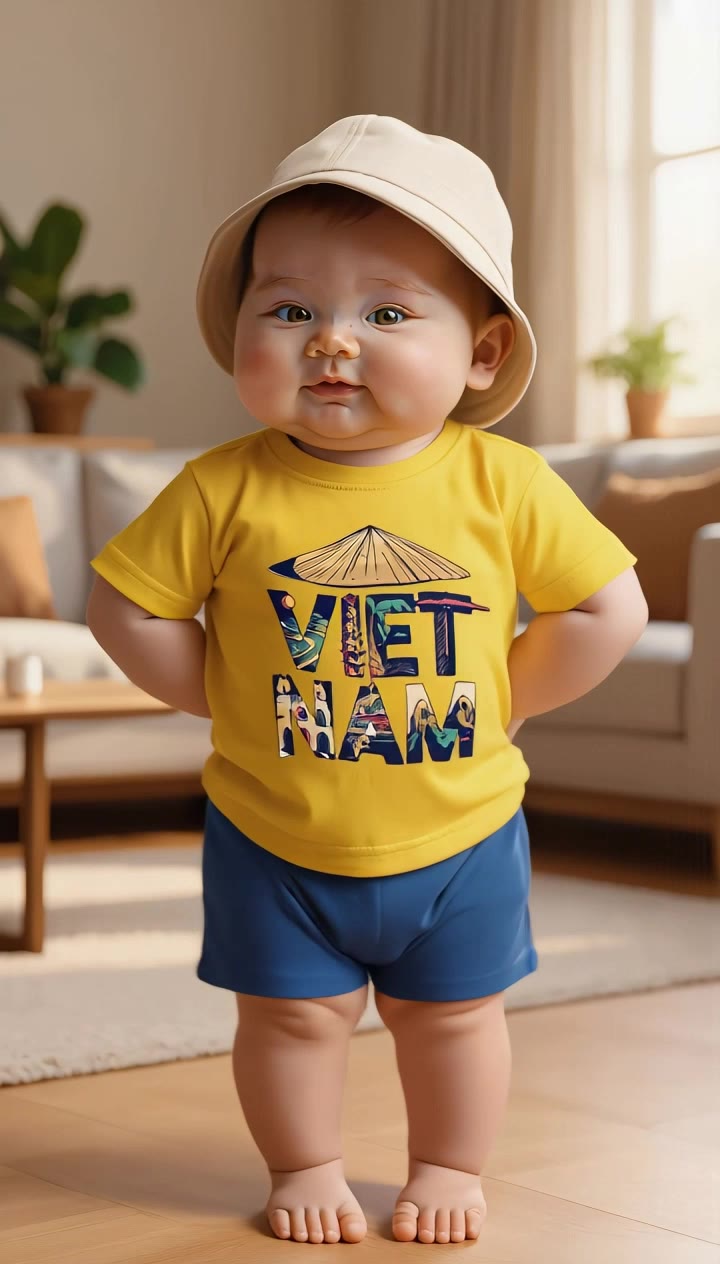 Cute - cute faces with text AI video