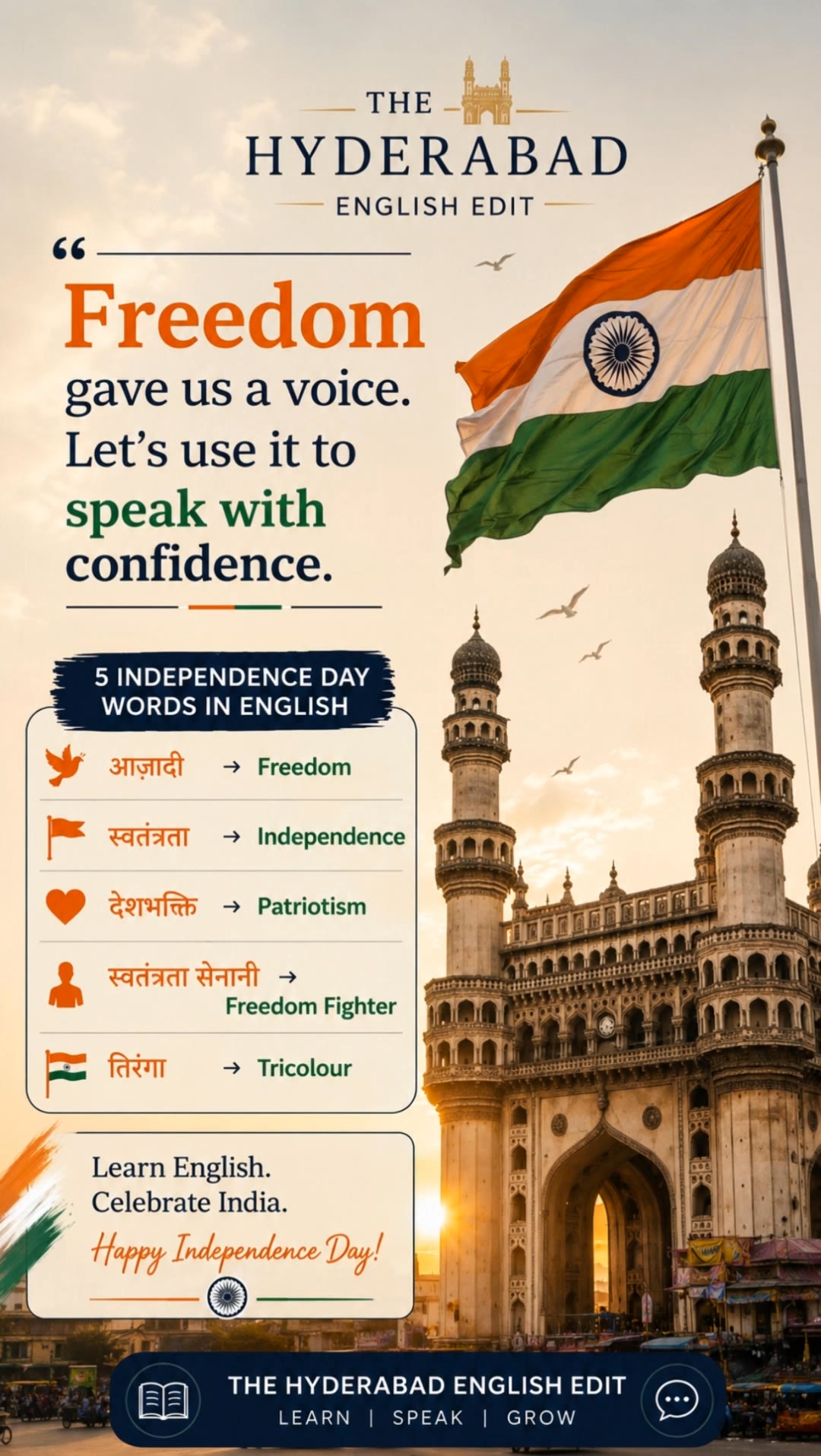 freedom gave us a voice to speak - canvas ai voice generator AI video