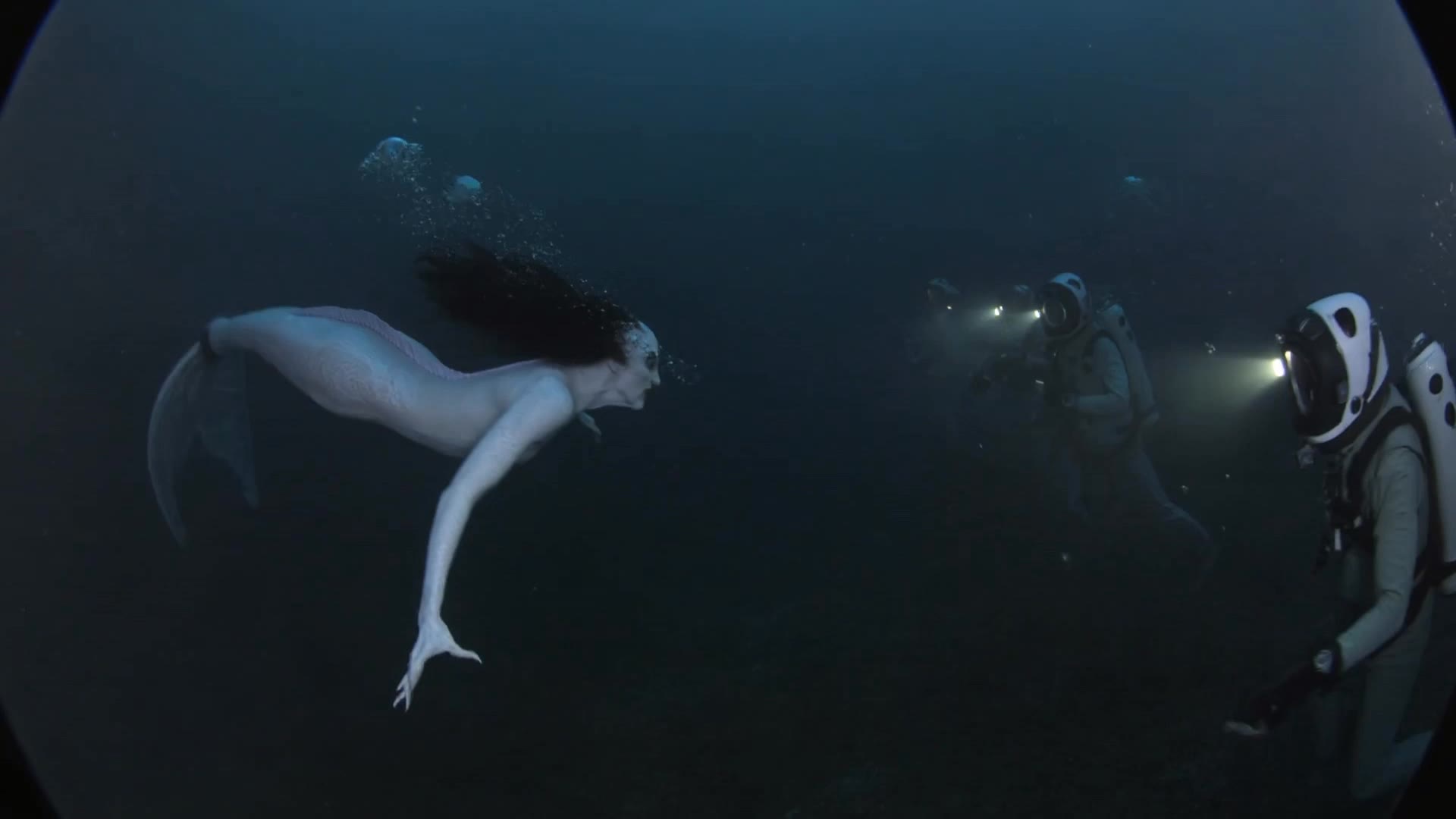Evil mermaid - mermaid video AI video