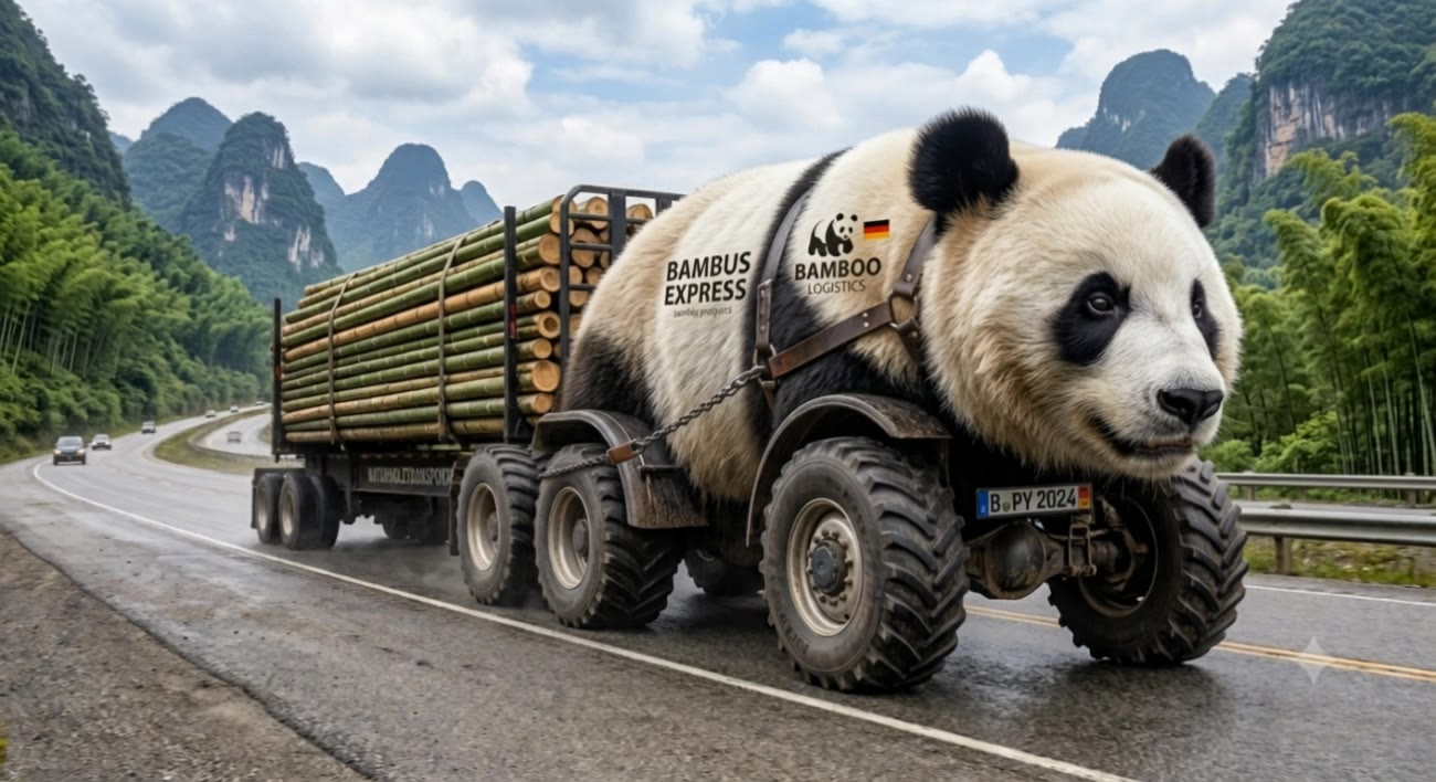 Pandatruck 2.0 - kling 2.0 ai video AI video